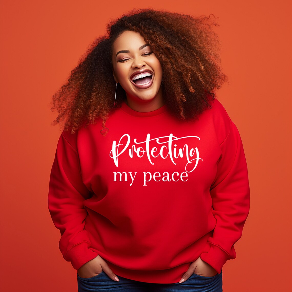 Protecting My Peace Crewneck Sweatshirt