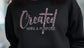 Created With a Purpose Rhinestone Crewneck Sweatshirt