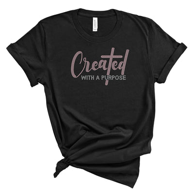 Created With a Purpose Rhinestone Shirt