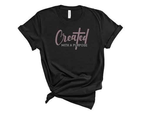 Created With a Purpose Rhinestone Shirt