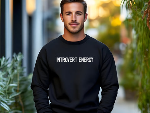 Introvert Energy Crewneck Sweatshirt