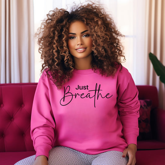 Just Breathe Crewneck Sweatshirt