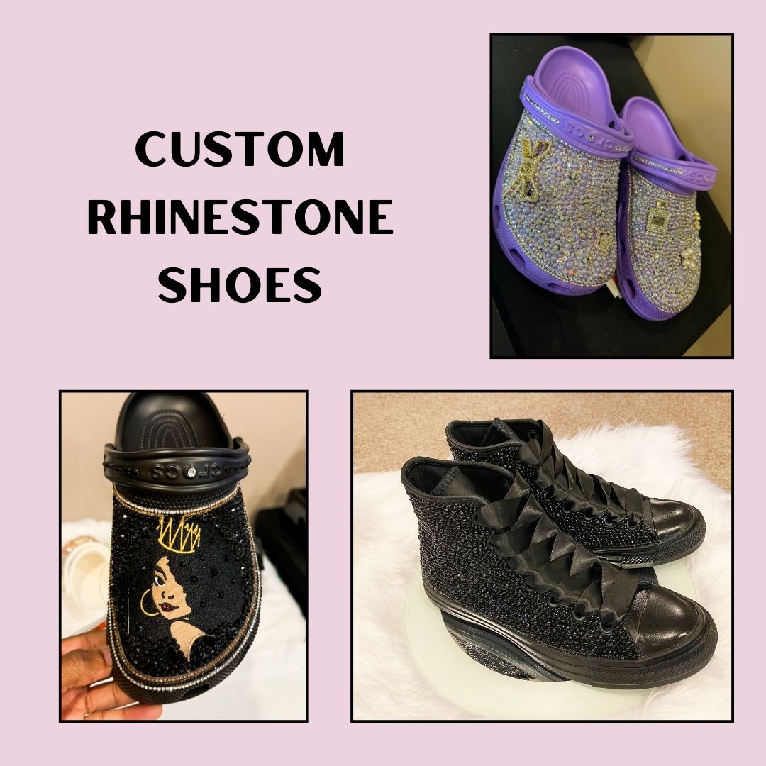 Custom Rhinestone Shoes