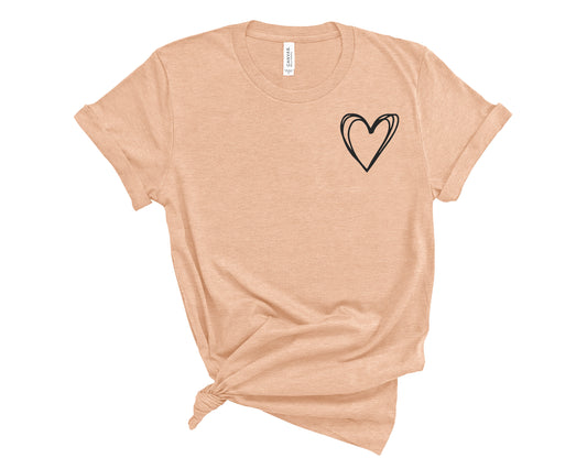 Cute Heart T-Shirt