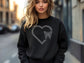 Love Rhinestone Crewneck Sweatshirt