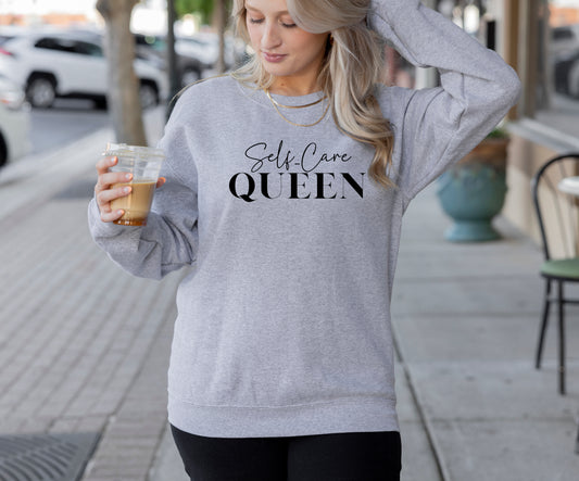 Self-Care Queen Crewneck Sweatshirt