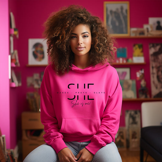 She Wakes She Prays She Slays Hoodie
