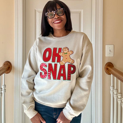 Oh Snap! Gingerbread Cookie Holiday Sweatshirt