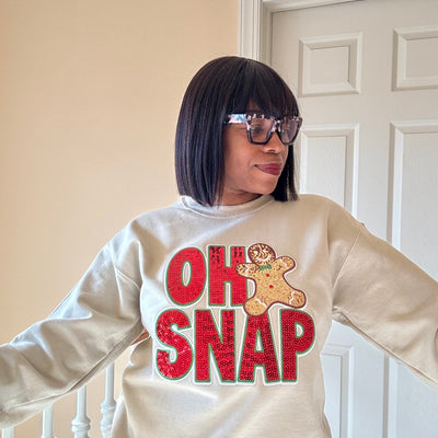 Oh Snap! Gingerbread Cookie Holiday Sweatshirt